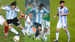 O retrospecto de Messi na seleção argentina não é o mesmo que o craque tem no Barcelona. Apesar da medalha de ouro em 2008 nas Olimpíadas, o jogador ainda não conquistou nenhum troféu com a seleção principal. Veja os torneio disputados por Messi com a albiceleste