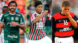 Ricardo Goulart saiu do Palmeiras após 12 jogos disputados e quatro gols marcados. O caso do meia não é único no futebol brasileiro. Relembre outros jogadores que tiveram uma passagem relâmpago nos clubes brasileiros.&nbsp;