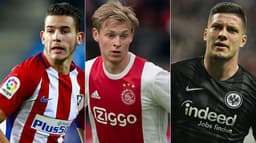 Lucas Hernández, vendido ao Atletico de Madrid ao Bayern; De Jong, negociado do Ajax ao Barça; e Luka Jovic, comprado pelo Real junto ao Frankfurt, movimentaram muito dinheiro na janela de transferência. Veja as negociações mais caras da janela europeia até aqui: