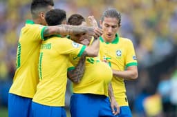 Brasil x Peru - Gol Everton