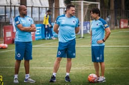 Sérgio Campolina, chefe do departamento médico do Cruzeiro avalia a parada da Copa América como positiva para recuperar a parte física e clínica do elenco cruzeirense