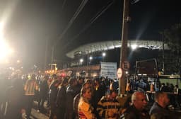 Filas na Arena do Grêmio