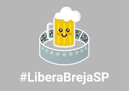 Imagem criada pelos clubes para ilustrar a campanha pró liberação da venda de cerveja nos estádios paulistas