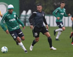 Gustavo Scarpa Palmeiras jogo-treino