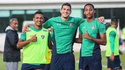 Brenner, Nino e João Pedro - Fluminense