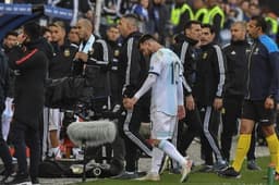 Argentina x Chile - Messi Expulso