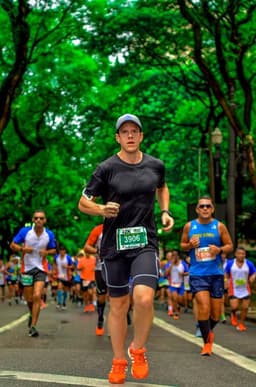 Henrique na Maratona Internacional de São Paulo