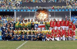 Seleção feminina faturou o ouro no Pan do Rio de Janeiro em 2007