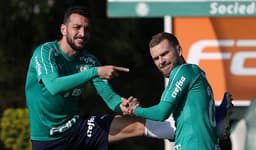 Treino - Palmeiras - Dracena e Lucas Lima