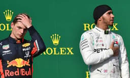 Verstappen e Hamilton - GP da Hungria F1 2019