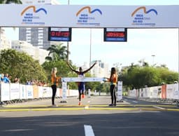 Stanley Biwott vence a Meia Maratona do Rio em sua estreia na prova. (Divulgação)