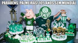Meme: aniversário do Palmeiras