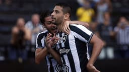 Botafogo x Atlético-MG - Diego Souza comemora seu gol