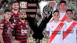 Arte - Flamengo x River Plate