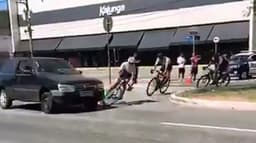 Ciclista atropelado na Volta de Guarulhos