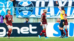 Grêmio x Flamengo - Gabigol expulso