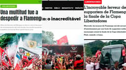 Repercussão Internacional - Flamengo (Montagem)
