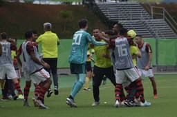 Flamengo x Palmeiras sub 20