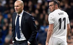 Zidane e Bale pelo Real