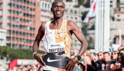 Com 12m51s, Joshua Cheptegei vence prova em Mônaco e marca novo recorde mundial nos 5km. (Divulgação)