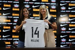 Millene vestirá a camisa 14 neste seu retorno ao Corinthians