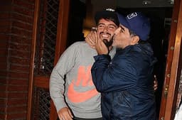 Diego Sinagra e seu pai, Maradona
