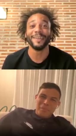 Marcelo e Thiago Silva em live