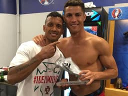 Nani e Cristiano Ronaldo