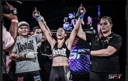 Pamela Mara registra duas vitórias dentro do SFT MMA e vai disputar o cinturão (Foto: Divulgação/SFT)