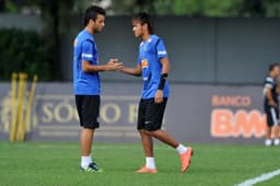 Felipe Anderson e Neymar