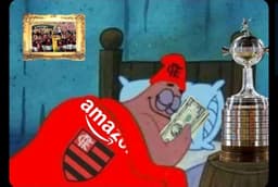 Meme Flamengo e Amazon