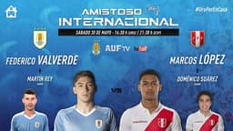 Amistoso virtual entre Uruguai e Peru