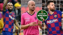 Dia do Mercado - Arturo Vidal, Miguel Angel Ramirez e Messi