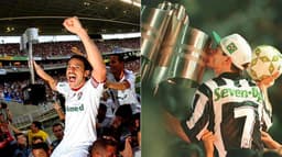 Montagem - Fluminense (2012) e Botafogo (1995)