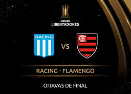 Racing x Flamengo farão uma das oitavas de final na Libertadores 2020