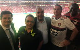 Marcos Braz, Bolsonaro e Hélio Lopes
