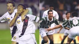 Montagem - Vasco 2000 e Palmeiras 1994