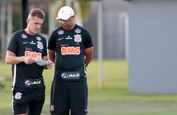 Vagner Mancini e Anderson Batatais - Treino Corinthians