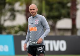 Fábio Santos - Treino Corinthians