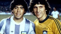 Maradona e Zico