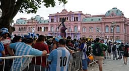 Velório de Maradona na Casa Rosada
