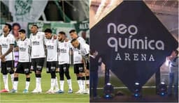 Montagem Corinthians - Final Paulistão e Neo Química Arena