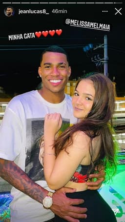 Mel Maia e Jean Lucas (ex-Flamengo)