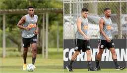 Jemerson, Mantuan e Ruan Oliveira - Corinthians