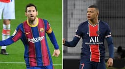 Duelos - Messi e Mbappe