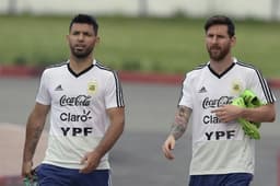 Sergio Aguero e Lionel Messi