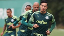 Palmeiras treino Gustavo Gómez