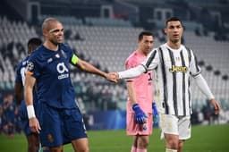 Pepe e Cristiano Ronaldo