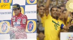 Ayrton Senna e Ronaldinho