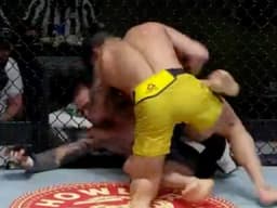Bulldoguinho nocauteou no segundo round do UFC Vegas 22 (Foto: Reprodução/Combate)